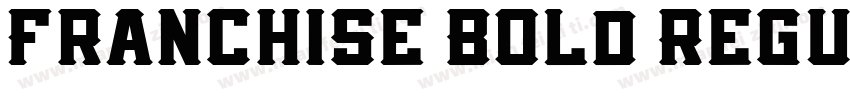 Franchise Bold Regul字体转换